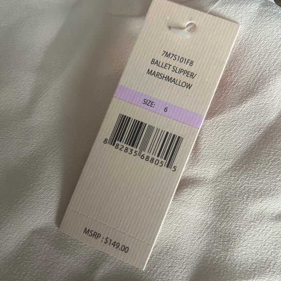 NWT Pink Pleated Trim Dress - Picture 8 of 8